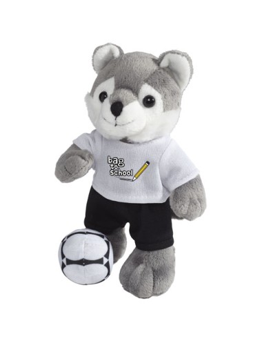 Loup en peluche Dribble