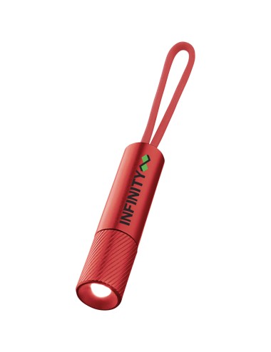 Porte-clés avec lampe LED et dragonne luminescente Merga