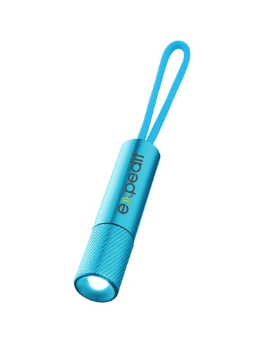 Porte-clés avec lampe LED et dragonne luminescente Merga