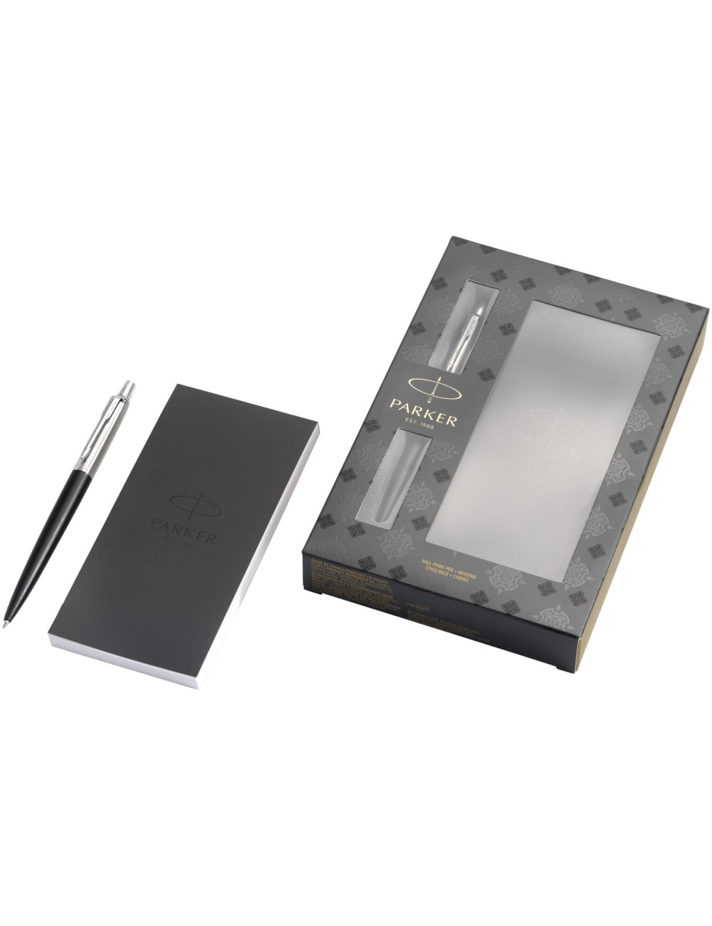 Parure cadeau avec stylo et bloc-notes Jotter Bond Street