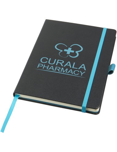 Bloc-notes couleurs A5 Meyla à couverture rigide