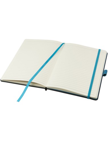 Bloc-notes couleurs A5 Meyla à couverture rigide