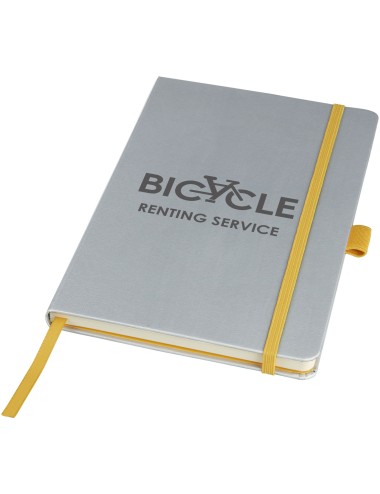 Bloc-notes couleurs A5 Meyla à couverture rigide