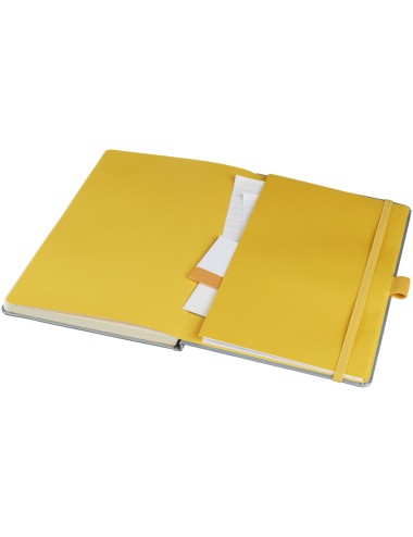 Bloc-notes couleurs A5 Meyla à couverture rigide