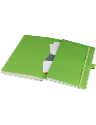 Bloc-notes couleurs A5 Meyla à couverture rigide