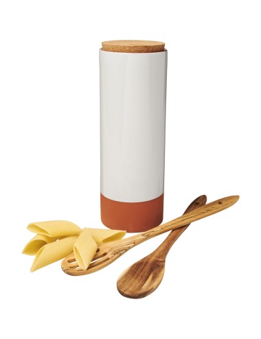 Porte-pâtes Terracotta avec cuillères