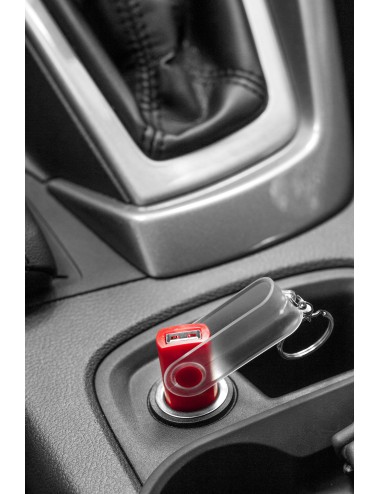 Adaptateur allume-cigare porte-clés Swivel