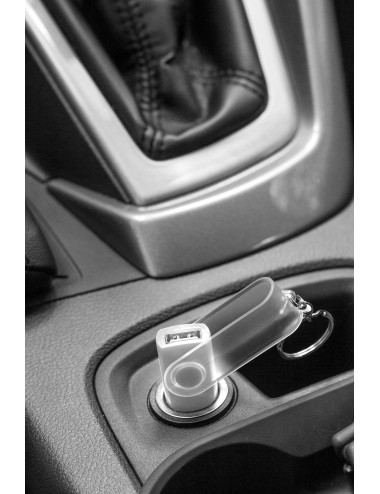 Adaptateur allume-cigare porte-clés Swivel