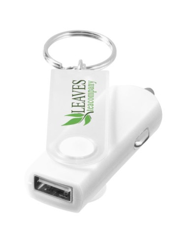 Adaptateur allume-cigare porte-clés Swivel