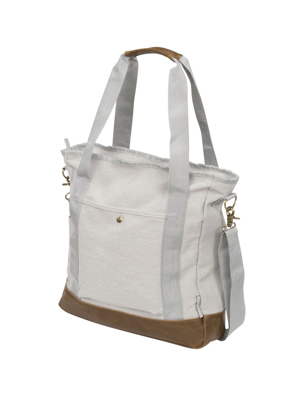 Sac shopping zippé canvas Harper