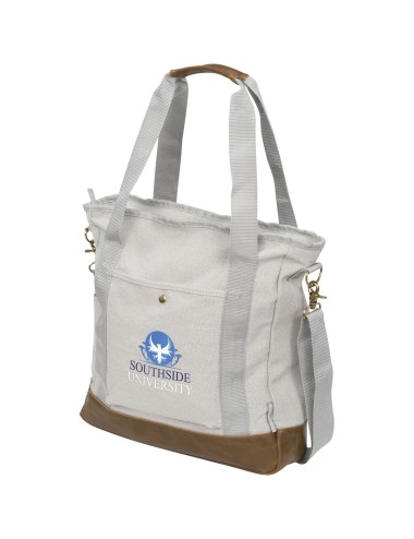 Sac shopping zippé canvas Harper