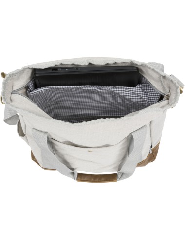 Sac shopping zippé canvas Harper