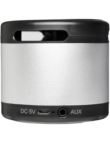 Haut-parleur Bluetooth® Jones métallique avec tapis de charge sans fil