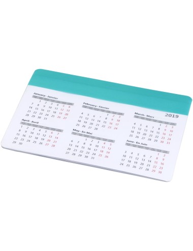 Tapis de souris avec calendrier Chart