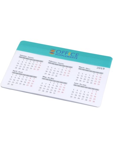 Tapis de souris avec calendrier Chart