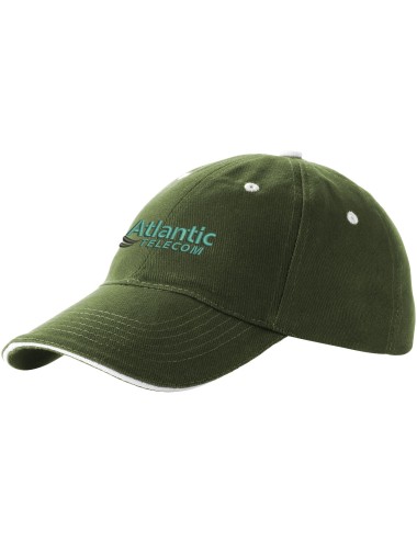 Casquette 6 panneaux sandwich Brent