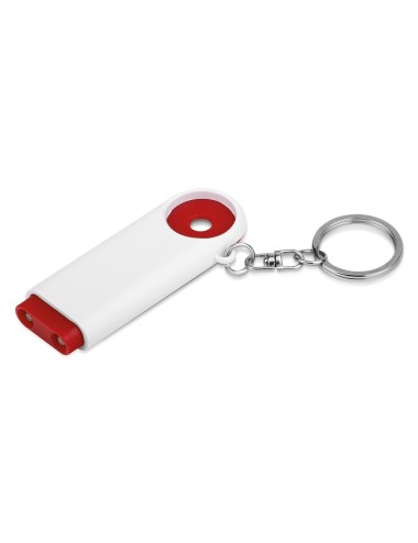 TOKEN. Porte-clés avec monnaie pour chariot de supermarché