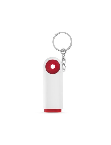 TOKEN. Porte-clés avec monnaie pour chariot de supermarché