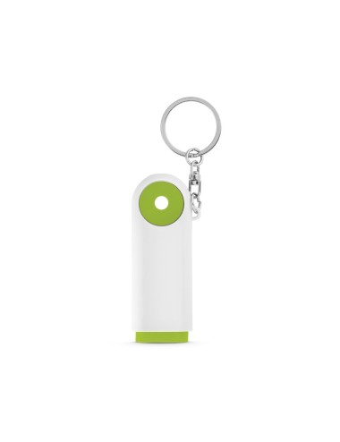 TOKEN. Porte-clés avec monnaie pour chariot de supermarché