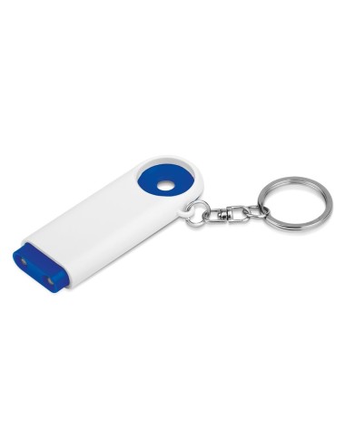 TOKEN. Porte-clés avec monnaie pour chariot de supermarché