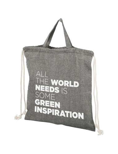 Sac ficelle en coton recyclé Be Inspired 150 g/m² 6L