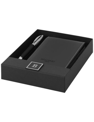Parure stylo à bille - bloc-notes
