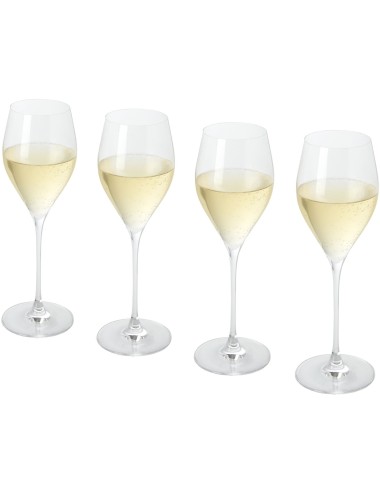 Coffret Sereno de 4 verres à prosecco