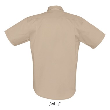 Chemise homme en twill de coton manches courtes BROOKLYN