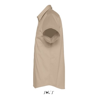 Chemise homme en twill de coton manches courtes BROOKLYN