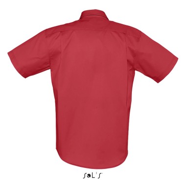 Chemise homme en twill de coton manches courtes BROOKLYN