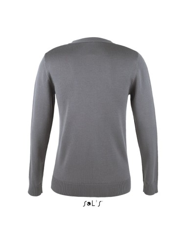 Gilet femme boutonné col v tricoté GOLDEN WOMEN