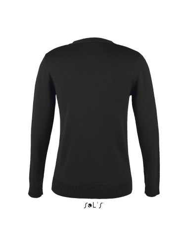 Gilet femme boutonné col v tricoté GOLDEN WOMEN