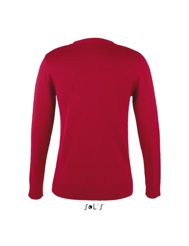 Gilet femme boutonné col v tricoté GOLDEN WOMEN