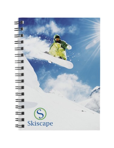 Cahier Desk-Mate® à spirales A6 avec couvertu
re PP