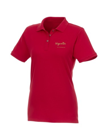 Polo bio recyclé manches courtes femme Beryl