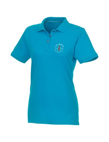 Polo bio recyclé manches courtes femme Beryl