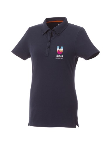 Polo boutonné manches courtes femme Atkinson