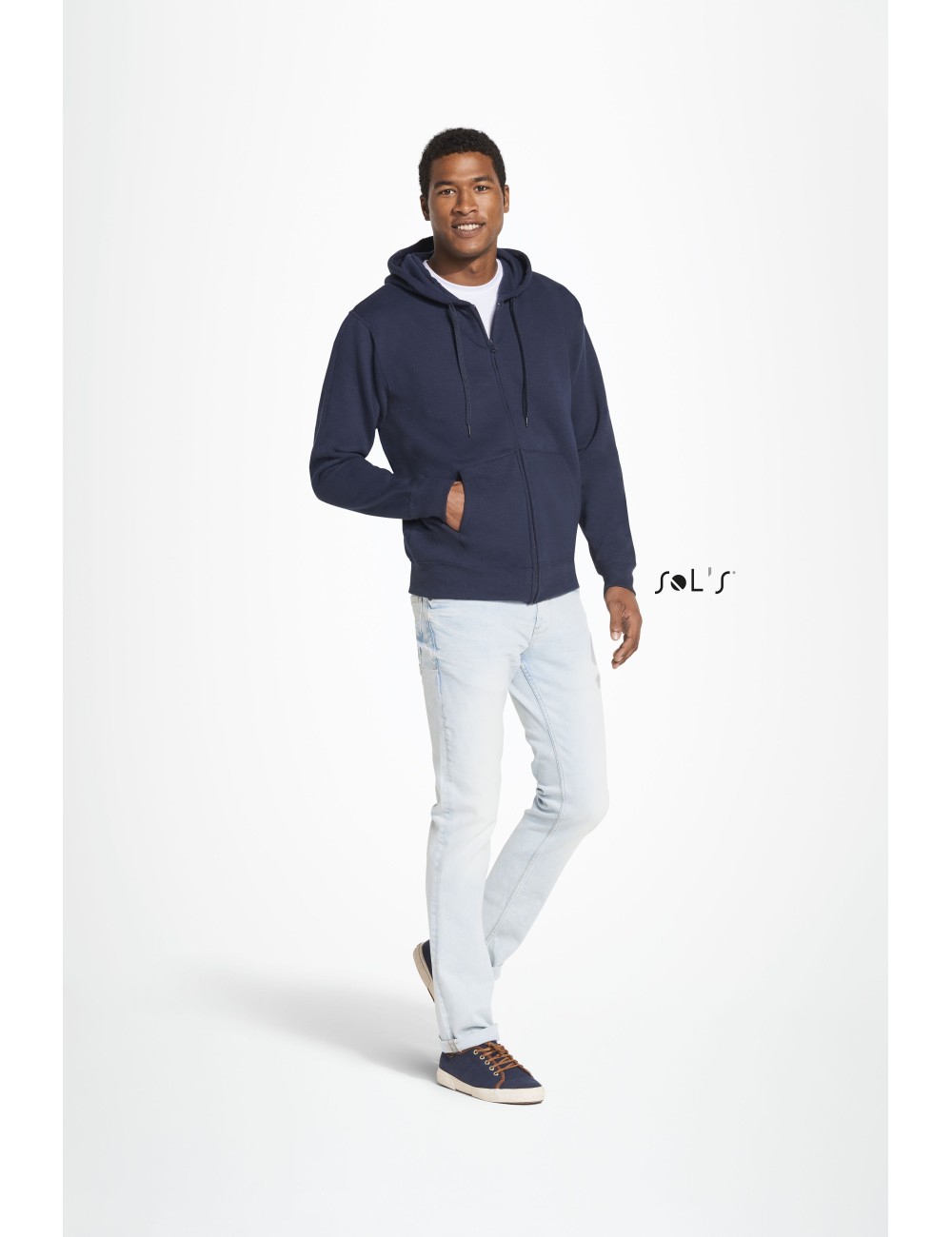 Veste zippée homme à capuche doublée SEVEN MEN