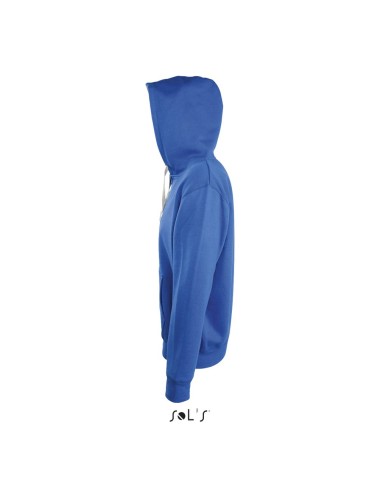Veste zippée homme bicolore à capuche doublée contrastée SOUL MEN