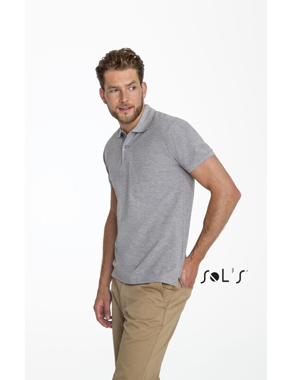 Polo homme piqué lourd SPIRIT