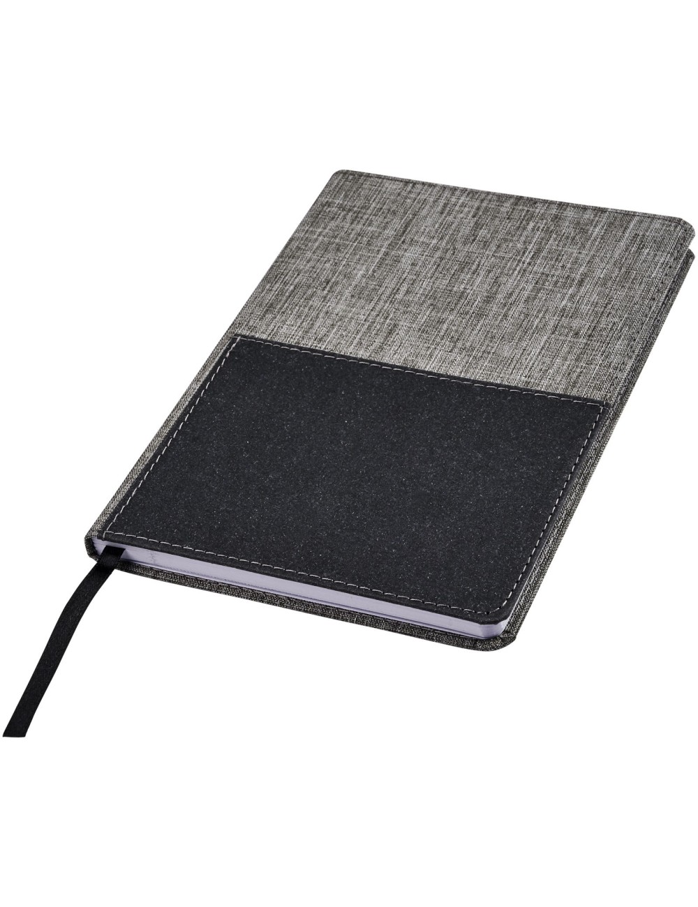 Cahier de référence A5 en RPET avec poche frontale Mera