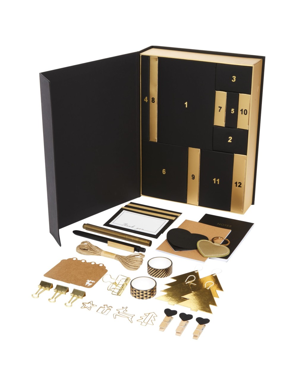 Coffret de papeterie Felice pour 12 jours de cadeaux