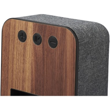 Enceinte Bluetooth® en tissu et bois Shae