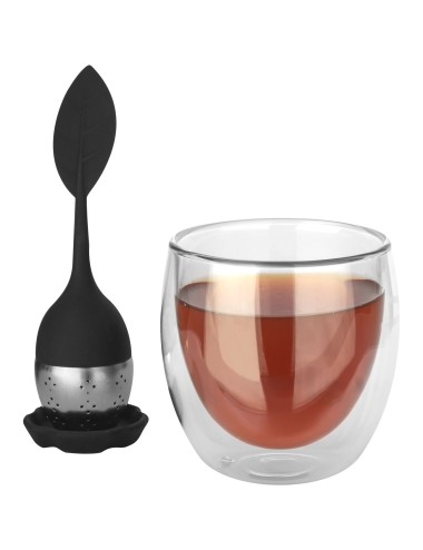 Ensemble de thé Spring avec verre et passe-thé