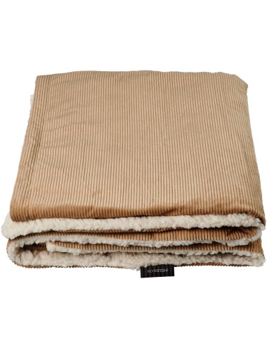 Couverture en velours côtelé sherpa Cosie