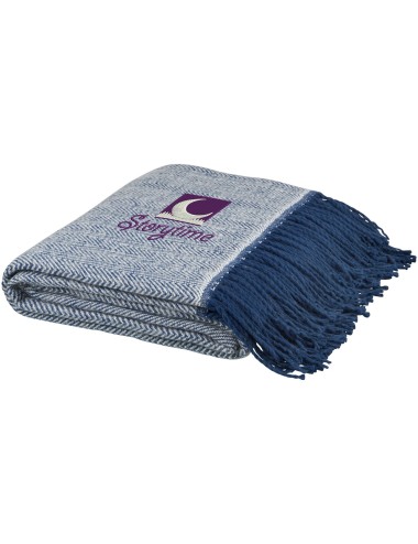 Couverture motif chevrons Haven