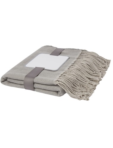 Couverture motif chevrons Haven