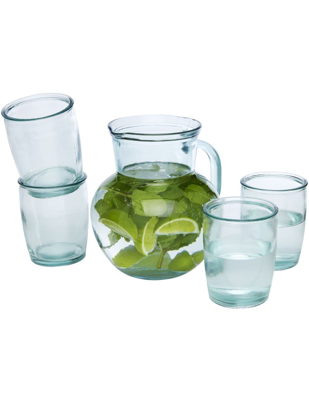 Ensemble Terazza de 5 pièces en verre recyclé