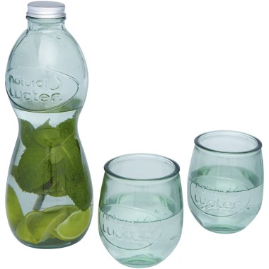 Ensemble Brisa de 3 pièces en verre recyclé