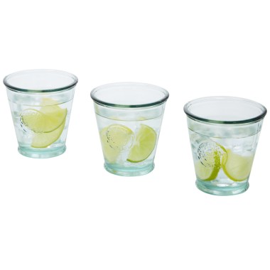 Ensemble Copa de 3 pièces de 250 ml en verre recyclé